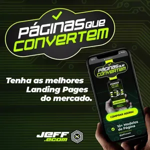 Capa: Baixar Páginas que Convertem Jeff Ecom Completo em Download