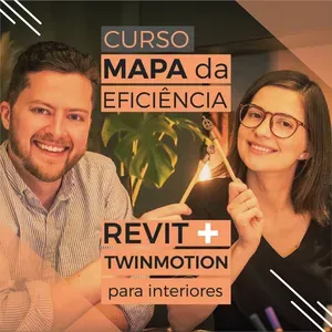 Capa: Mapa da Eficiência Revit Twinmotion: Baixar Curso Completo