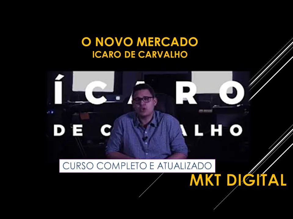 Capa: Curso Novo Mercado Ícaro de Oliveira: Download Completo em HD