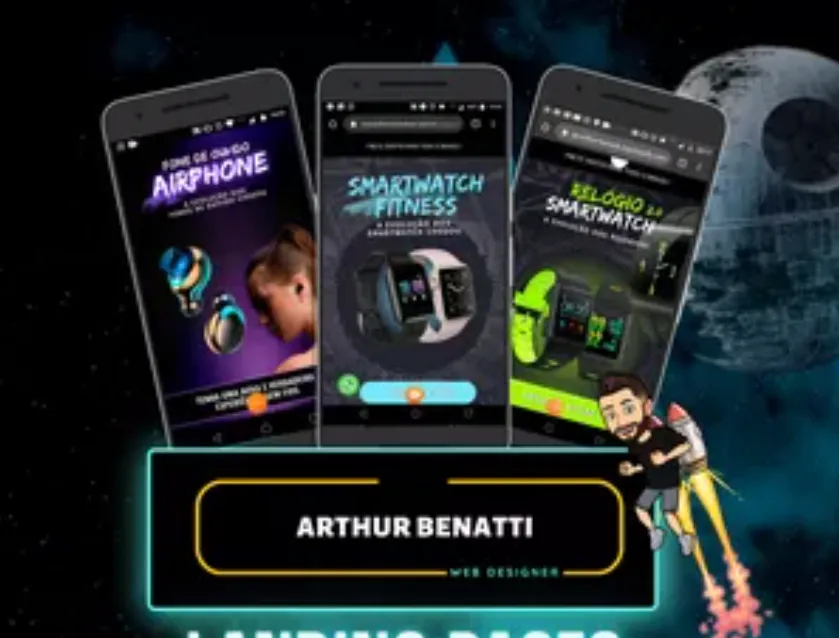 Capa: Download Landing Canva Arthur Benatti: Crie Landing Pages Profissionais
