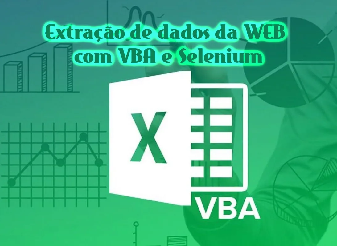 Capa: Baixar Curso Extração de Dados Web VBA Selenium | Gustavo Henrique