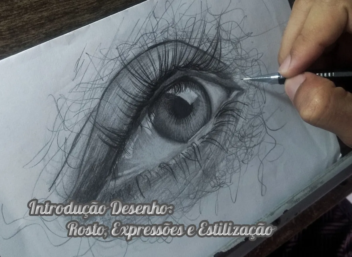 Capa: Baixar Curso Introdução Desenho: Rosto e Expressões – Gusmão Freitas