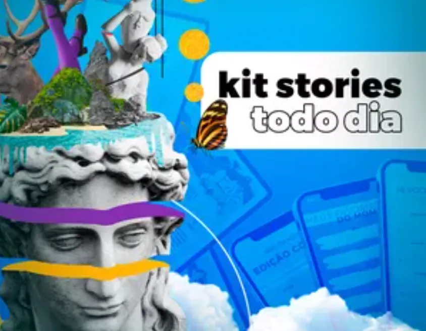 Capa: KIT STORIES TODO DIA Carol Bastos: Baixe Agora!
