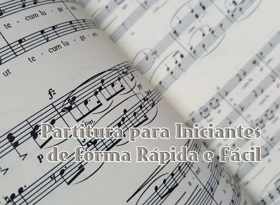 Capa: Partitura para Iniciantes Gabriel Felix: Baixar Curso Rápido!