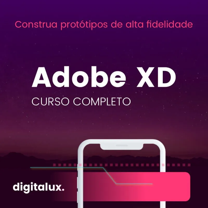 Capa: Adobe XD Completo: Baixe o Curso Do Zero ao Avançado