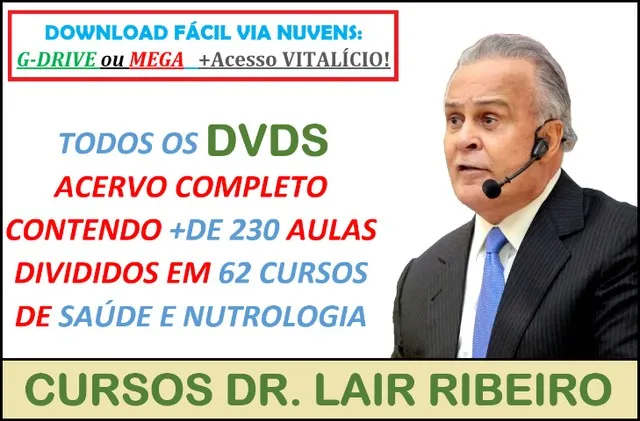 Capa: Baixar Cursos Dr Lair Ribeiro: Coletânea Completa DVD Download