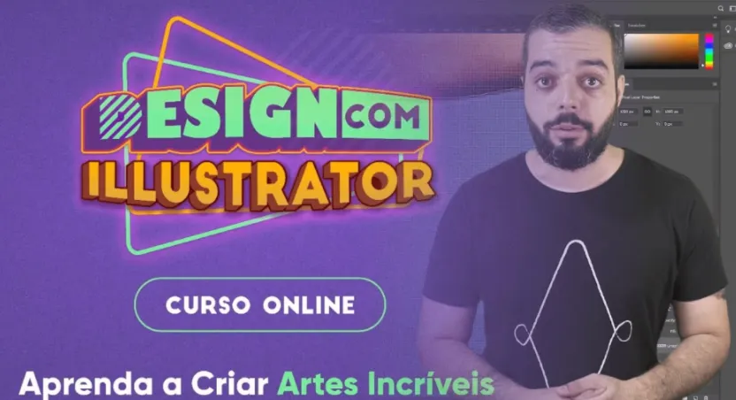 Capa: Baixar Curso Illustrator com Viana Patrício: Design Gráfico Total
