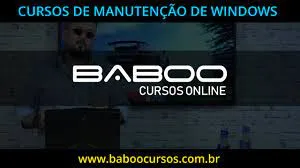 Capa: BABOO Manutenção Windows: Baixar Curso Completo 2019