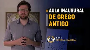 Capa: Curso Grego Antigo Schola Clássica: Baixar Completo Agora!