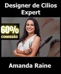 Capa: Amanda Raine: Baixar Curso Expert Cílios Design [2021]