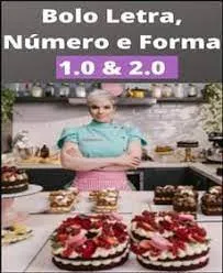 Capa: Baixar Bolos Letras & Formas Bruna Rebelo: Curso Completo!