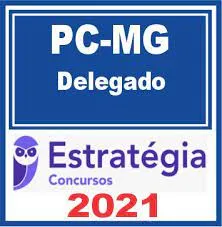 Capa: PC MG Delegado: Baixar Estratégia 2021 Completa Agora!