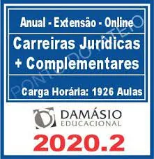 Capa: Curso Damásio 2020.2: Baixe o Conteúdo Jurídico Completo