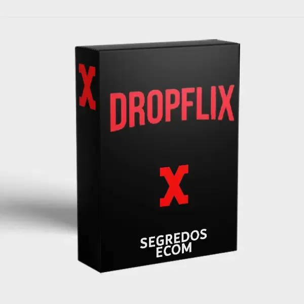 Capa: Dropflix: Baixar Curso Completo e Atualizado Agora!