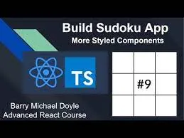 Capa: Baixar Curso React, TypeScript, Redux, StyledComponents | Barry Doyle