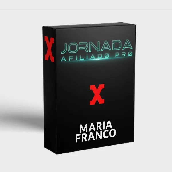 Capa: Jornada Afiliado Pro Maria Franco: Baixar Curso Completo Agora!
