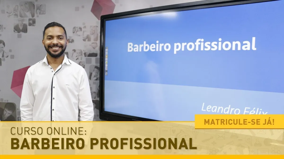Capa: Baixar Curso Barbeiro Profissional – Leandro Felix (Download Completo)