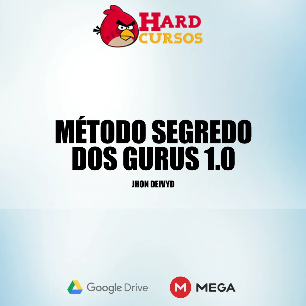 Capa: Baixar Método Segredo dos Gurus 1.0 Jhon Ddeivyd | Download Completo