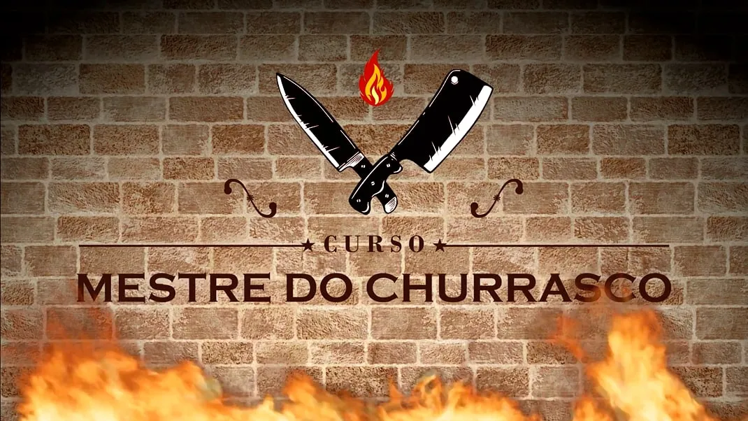 Capa: Mestre do Churrasco: Baixe o Curso Completo Agora!