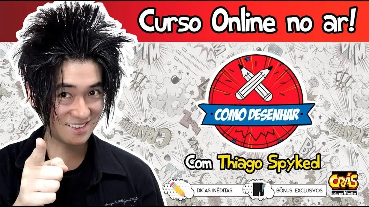 Capa: Artes Desenho: Thiago Spyked – Download Completo do Curso 2020