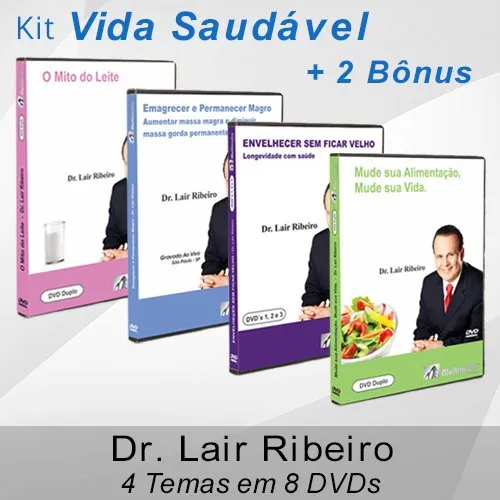 Capa: Baixar Kit Vida Saudável Dr. Lair Ribeiro em HD 2015