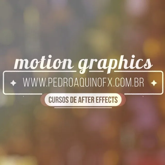 Capa: Baixar Curso After Effects: Motion Graphics com Pedro Aquino (Download)