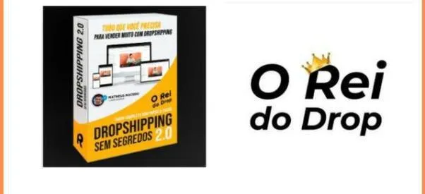 Capa: O Rei do Drop: Baixar Curso Completo e Começar a Lucrar