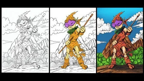 Capa: Baixar Master Class Desenho Personagem Ranima Comp: Lápis a Digital