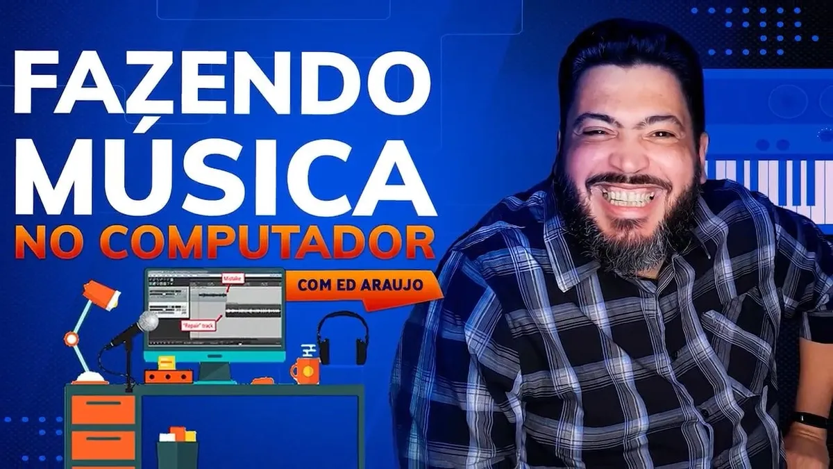 Capa: Fazendo Música no Computador: Download Completo Ed Araújo