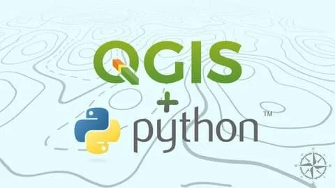 Capa: Python com QGIS: Baixar Curso Completo Arthur Paiva & Martinez