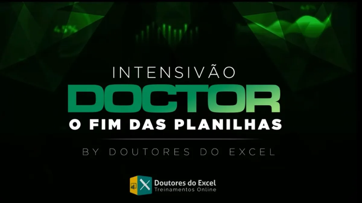 Capa: Intensivão DOCTOR: Baixe Agora o Fim das Planilhas Excel