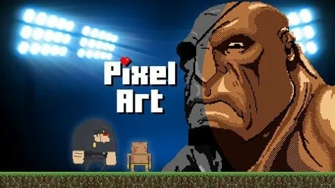 Capa: Pixel Art para Games: Baixar Curso Wiliam Nascimento Completo!