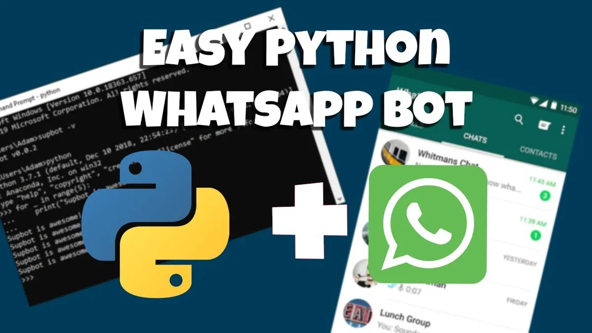 Capa: Python WhatsApp Bot: Baixar Curso Completo e Aprender Rápido