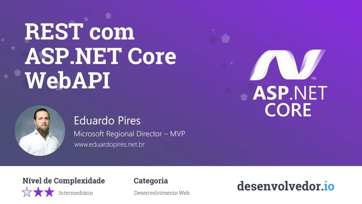 Capa: Baixar REST com ASP.NET Core WebAPI: Guia Completo [2022]