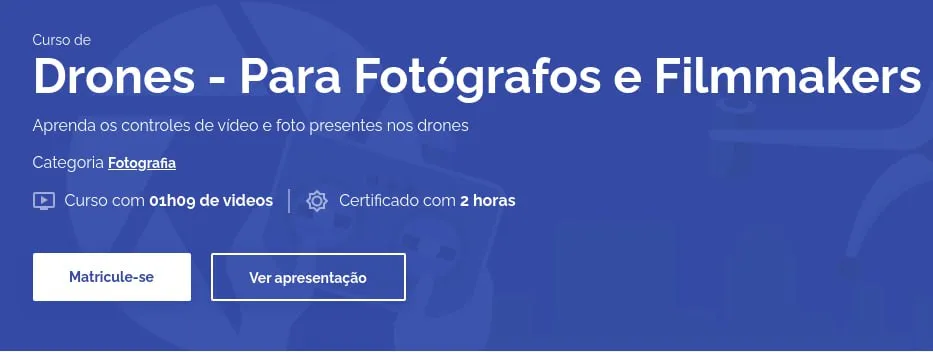 Capa: Curso AvMakers Drones: Baixe Agora para Fotografia Aérea