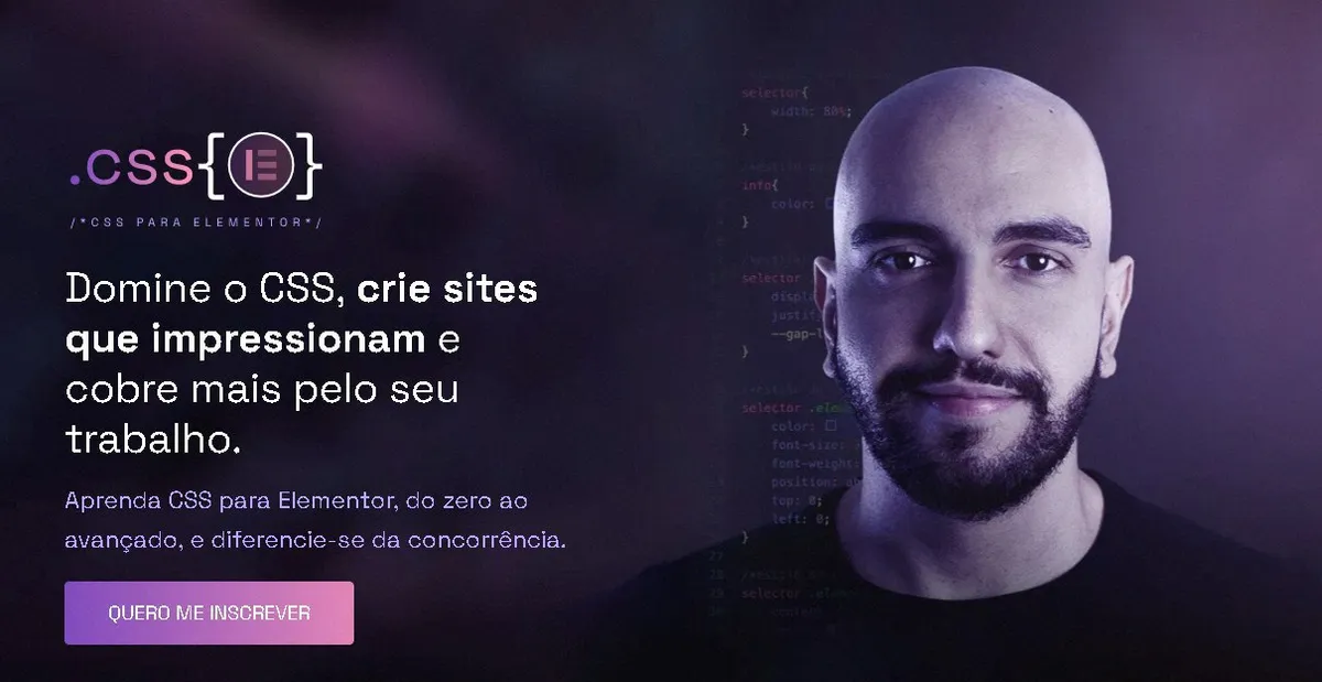 Capa: CSS para Elementor Othon Ciparoni: Baixar Curso Completo Agora