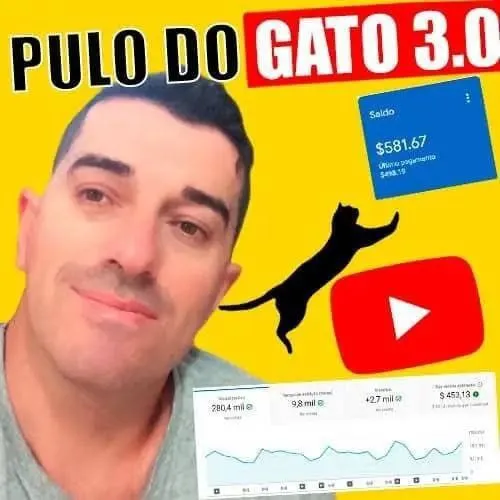 Capa: Pulo do Gato 3.0: Baixe Agora o Treinamento Completo do YouTube!