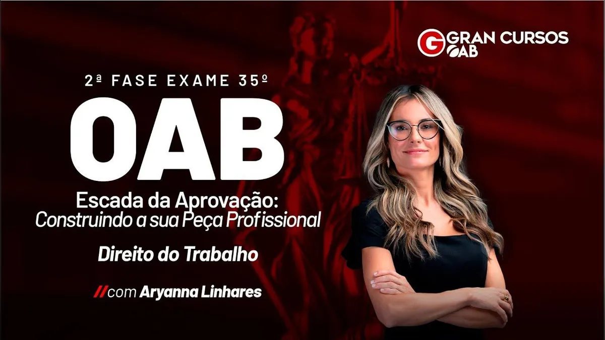 Capa: OAB 2ª Fase Trabalho: Baixe o Curso CEISC 35º Exame Completo