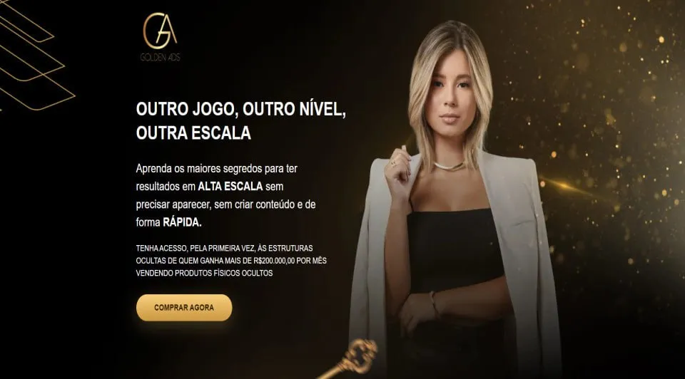 Capa: GOLDEN ADS by Gimena de Souza: Baixe Agora e Transforme Seu Marketing!