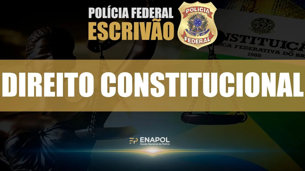 Capa: Baixar Curso PF Agente Direito Constitucional 2023 – Download Direto