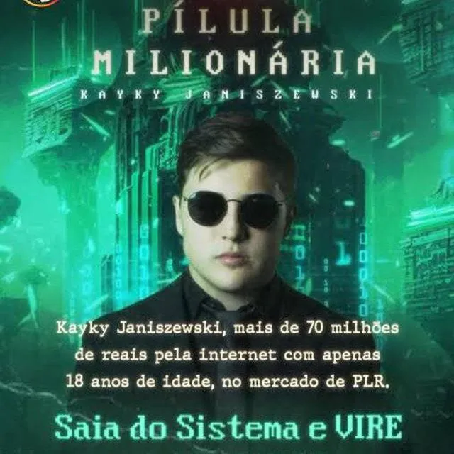 Capa: Baixar Pílula Milionária Kayky Janiszewski: Curso Completo em Download