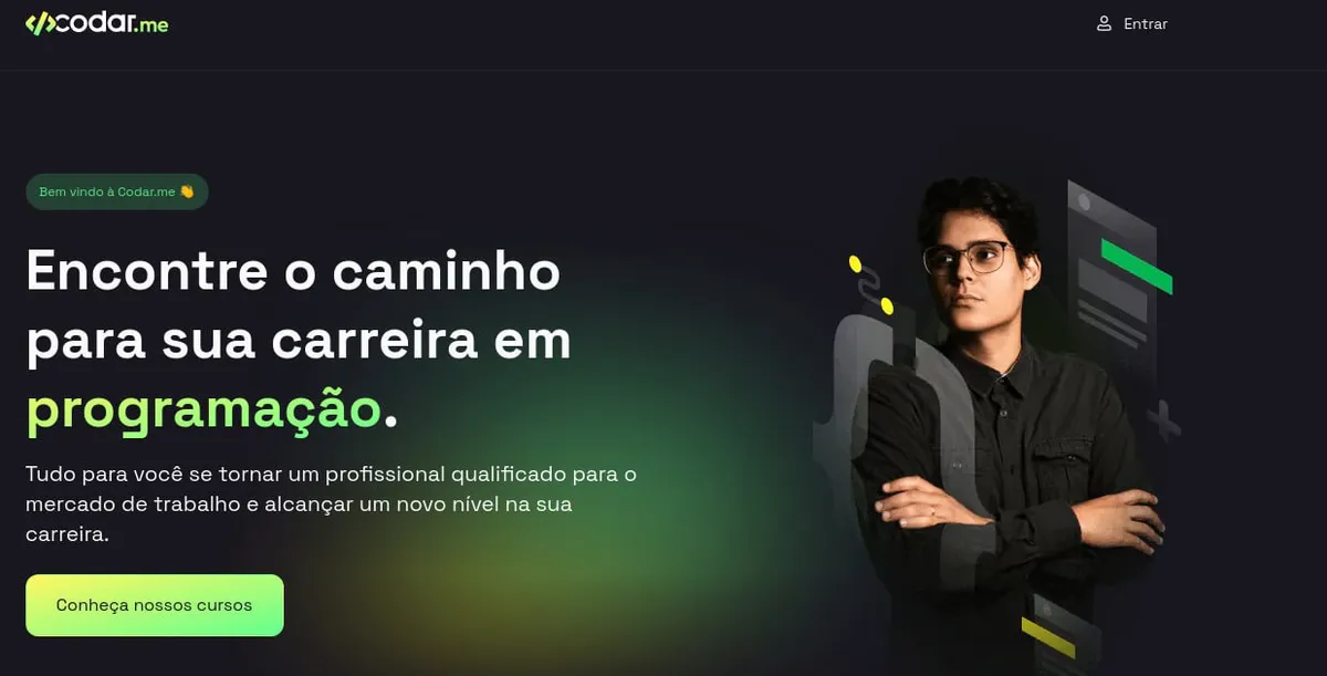 Capa: Curso Codar.me Bruno Bertolini: Download Completo Agora!