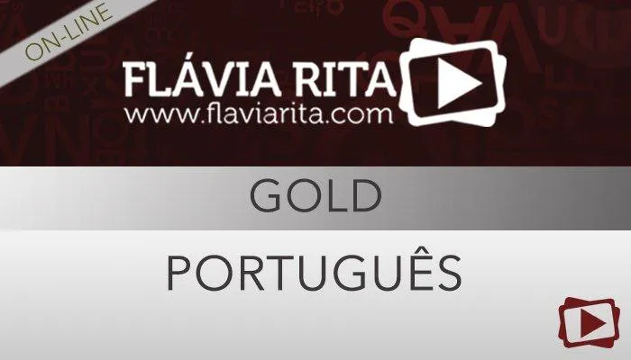 Capa: Baixar Português GOLD Flávia Rita: Domine o Concurso!