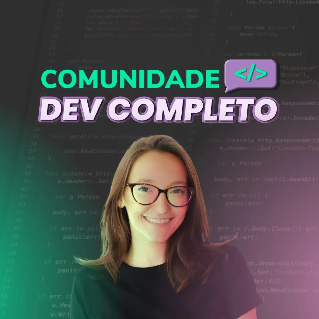 Capa: DevCompleto Steph Augusta: Baixar Curso Completo Agora!