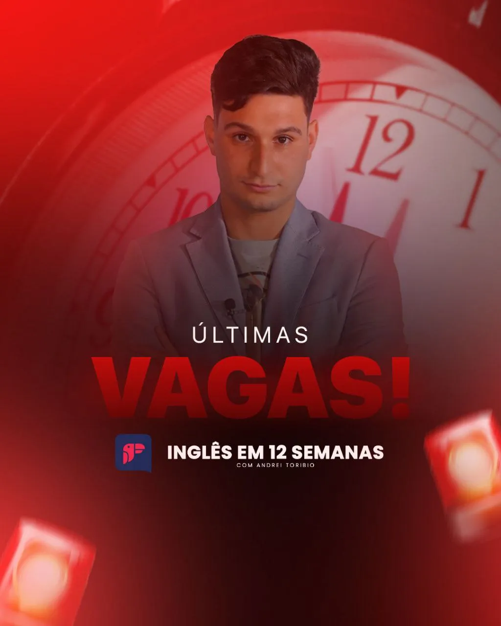 Capa: Inglês em 12 Semanas Andre Tucano Download Completo 2021