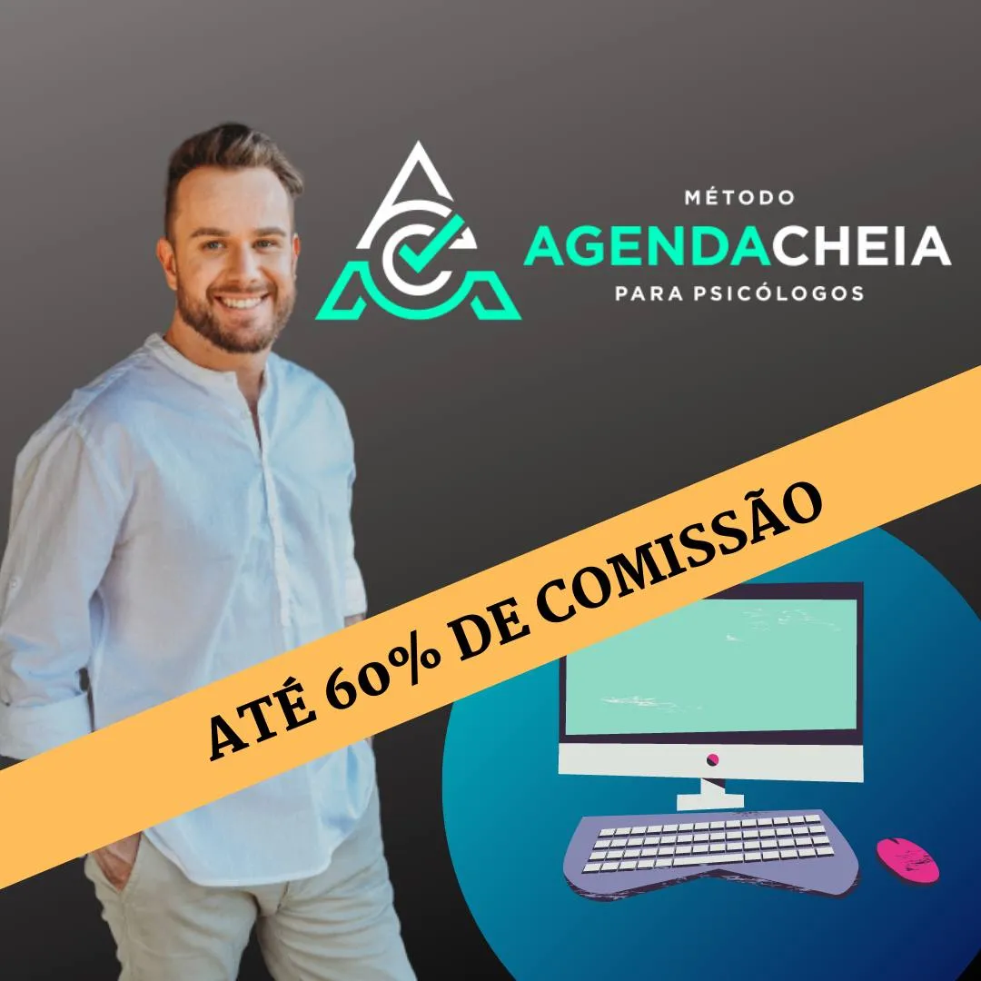 Capa: Método Agenda Cheia Psicólogos João Rodolfo: Download Completo!