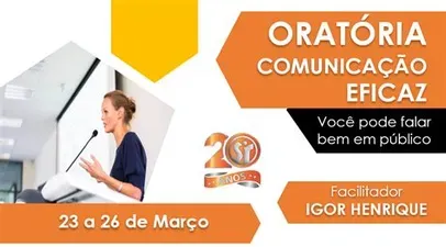 Capa: Baixar Curso Comunicação e Oratória Conquer Online Completo